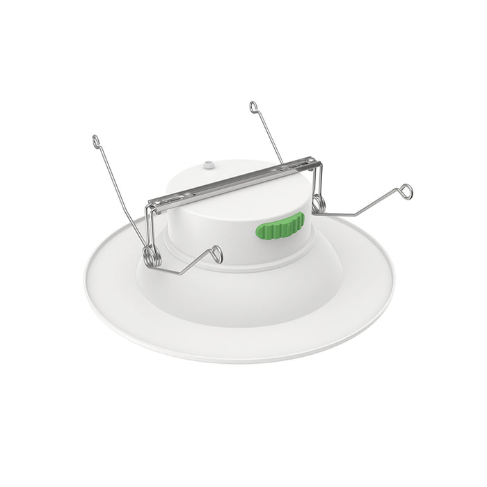 ESL-RTLS-6-15W-12750-WH 6" 15W LED Residential Trim Light, Smooth Design, 5CCT Selectable