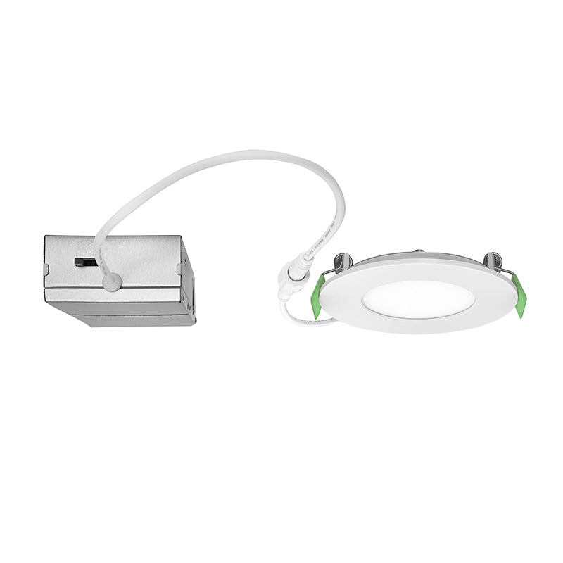 ESL-WFR-R3-6W-32750-WH Wafer Series 3" LED Slim Downlight, 5CCT Selectable