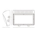 ESL-WP-4070W-63050 40W / 55W / 70W LED Wall Pack, 3CCT & Wattage Selectable