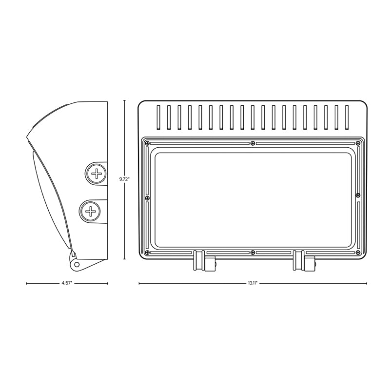 ESL-WP-70100W-63050 70W / 85W / 100W LED Wall Pack, 3CCT & Wattage Selectable
