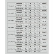 FLFZ Forza 200W/280W/320W LED Field Adjustable Slim Flood Light w/ 10KV SPD, 3CCT Selectable