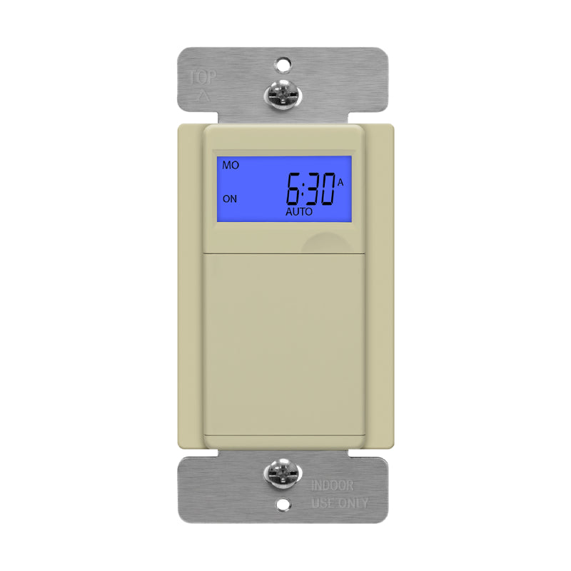 Enerlites HET01 7 Days Digital In-Wall Time Switch