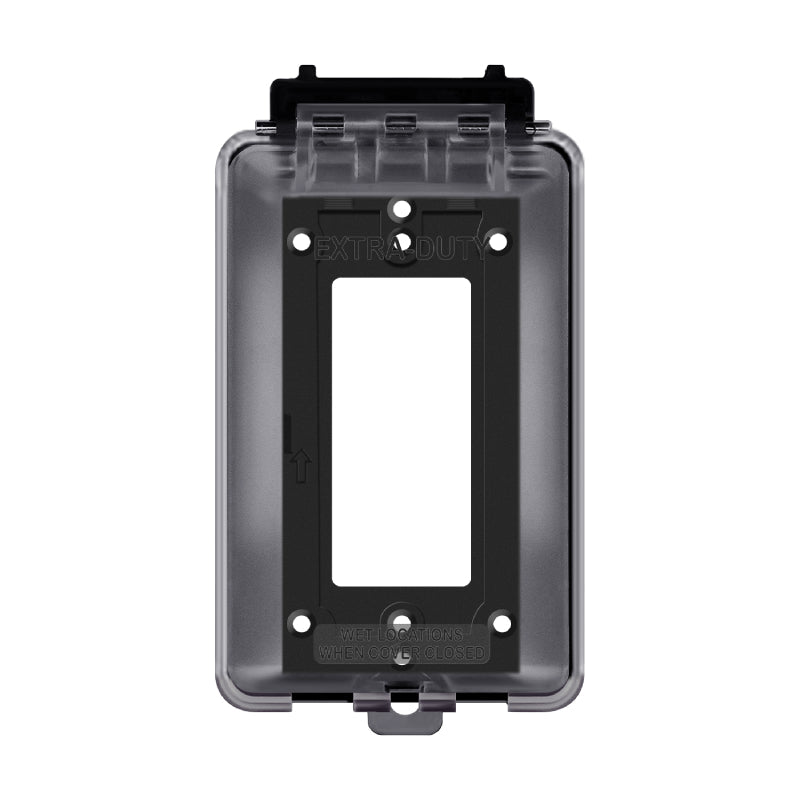 Enerlites IUC1V-D 1 Gang Extra-Duty Weatherproof Outdoor Cover for Decorator/GFCI Receptacle