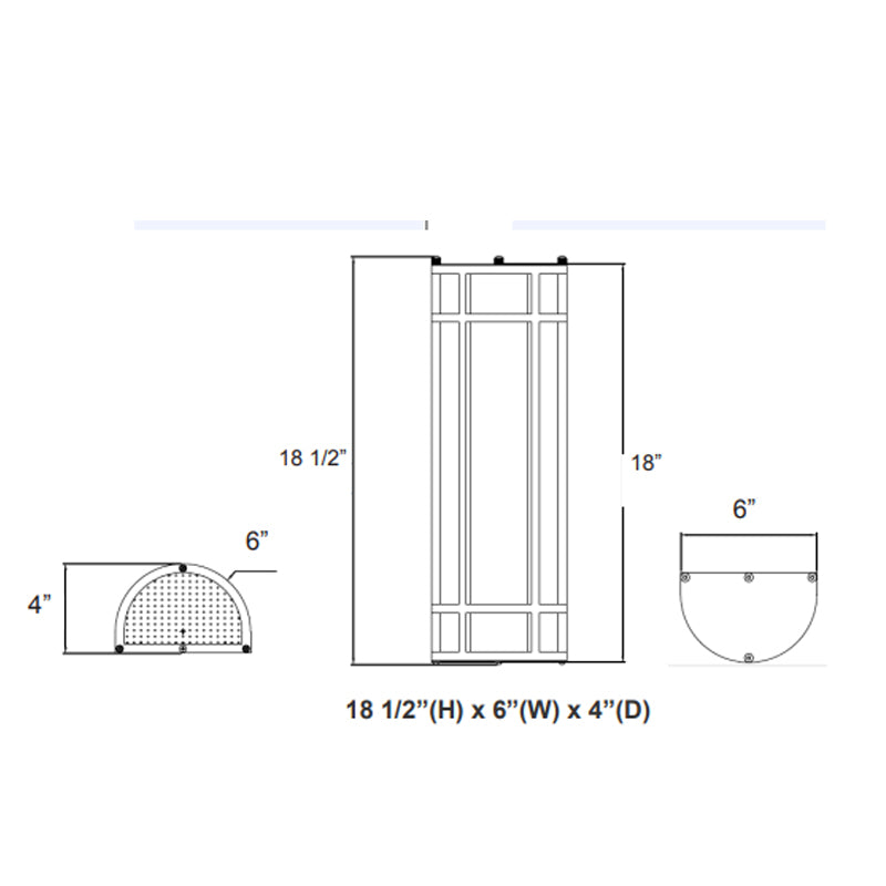 LDSL 20W LED Outdoor Wall Light