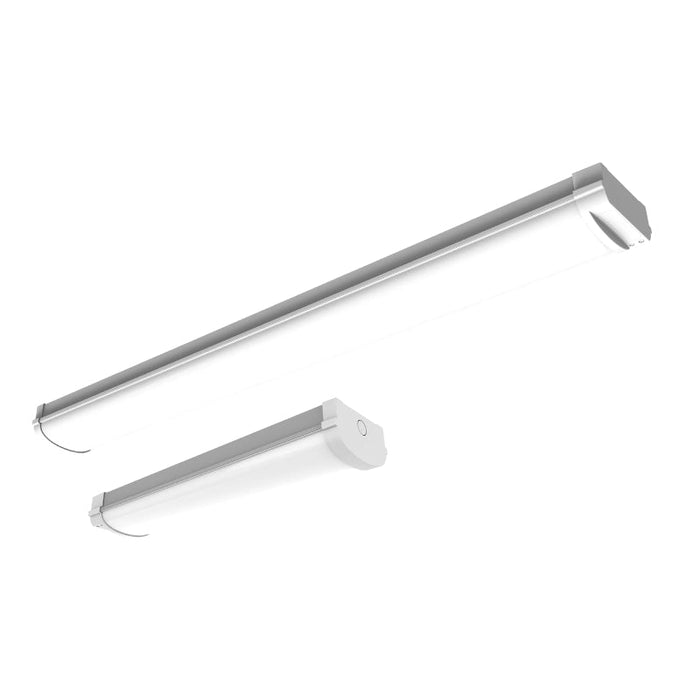 LWRL4 Waymark 4-ft 35W/40W/45W/50W LED Wraparound w/ Emergency Driver, CCT Selectable, Up to 6250 Lumens, Dimmable, 120-277V