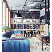 MPM 1-lt 11" Metal Dome Shade Pendant Light