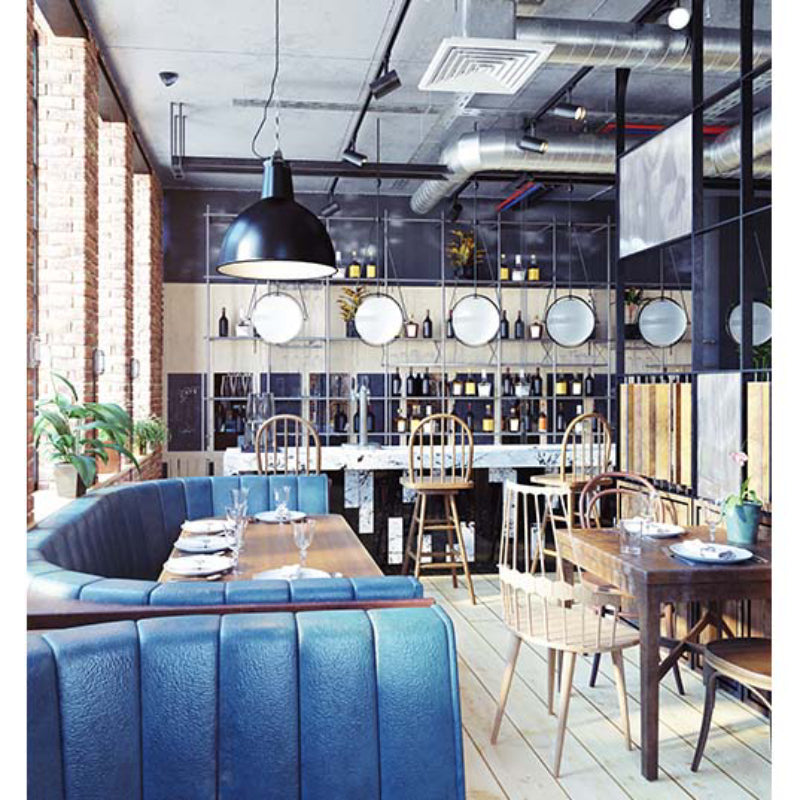 MPM 1-lt 11" Metal Dome Shade Pendant Light