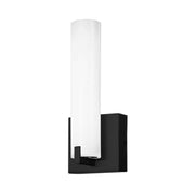 MSC 1-lt 11" Tall LED Cylindrical Wall Sconce - Black