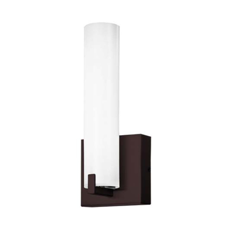 MSC 1-lt 11" Tall LED Cylindrical Wall Sconce - Oiled Bronze