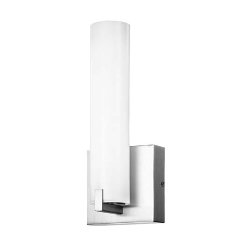 MSC 1-lt 11" Tall LED Cylindrical Wall Sconce - Nickel