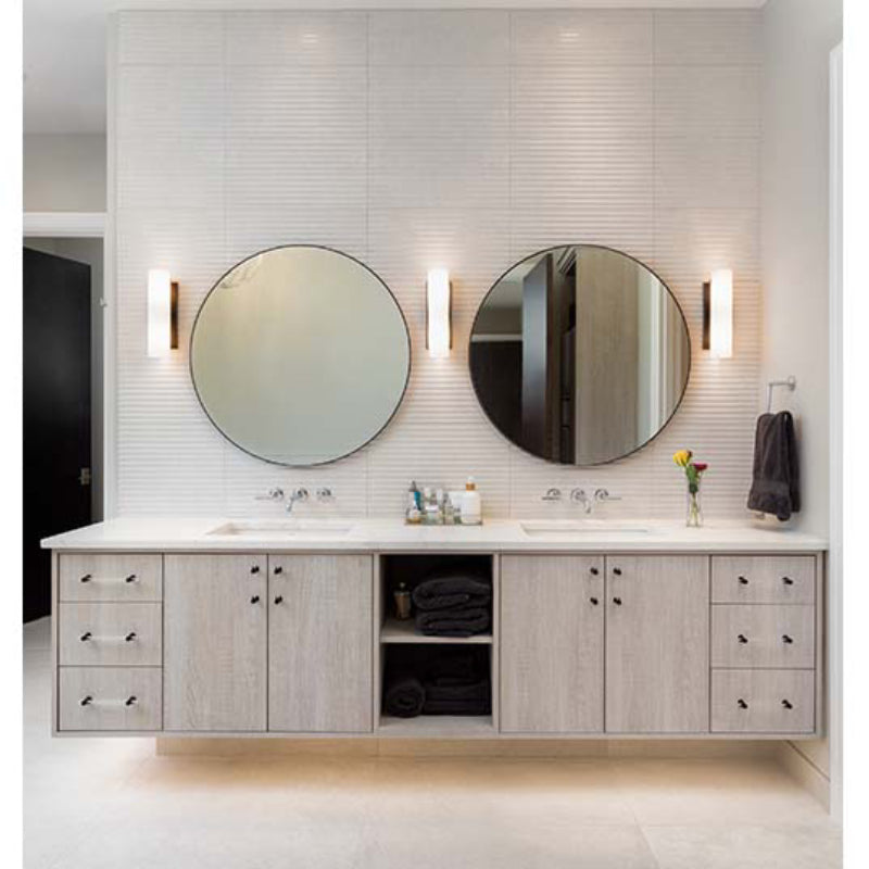 MSQ 1-lt 15" Tall LED Rectangular Wall Sconce