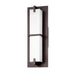 MSQ 1-lt 15" Tall LED Rectangular Wall Sconce - Oiled Bronze