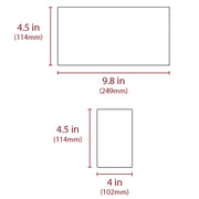 MSW 1-lt 10" LED Minimalist Wall Sconce