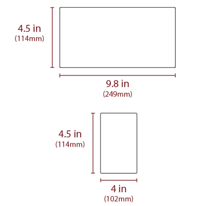 MSW 1-lt 10" LED Minimalist Wall Sconce