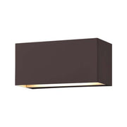 MSW 1-lt 10" LED Minimalist Wall Sconce - Oiled Bronze