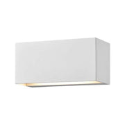 MSW 1-lt 10" LED Minimalist Wall Sconce - White