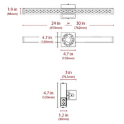 MVM 1-lt 30" LED Vanity