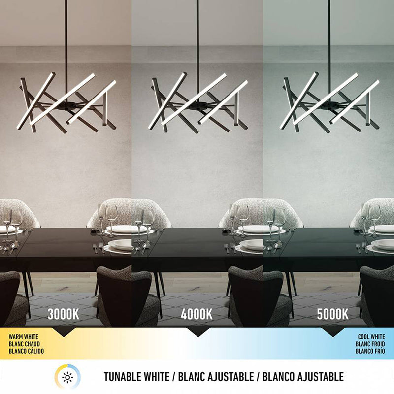 PDT-MUC-HD2BL Malibu 1-lt 21" LED Pendant, CCT
