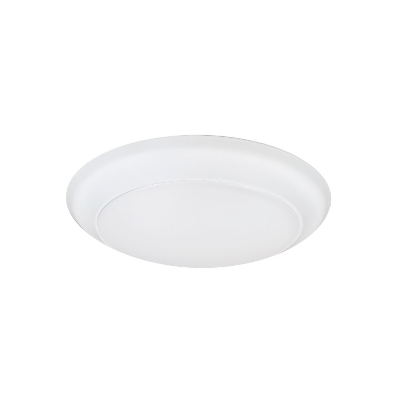NLOPAC-R6509 6" 15W AC Opal 2 LED Surface Mount, 5000K, 1050 Lumens, White Finish