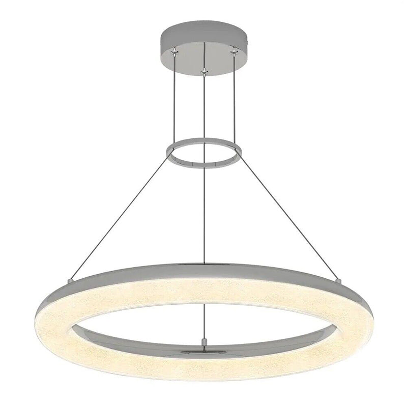 PDT-FO-CR Famous 1-lt 22" LED Pendant, CCT