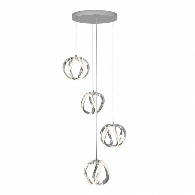 PDT4-VIC-CR Vivaldi 4-lt 12" LED Pendant