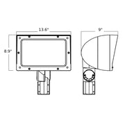 PLF Myriad 150W LED Premium Flood Light, 5000K