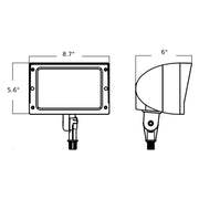 PLF Myriad 50W LED Premium Flood Light, 5000K