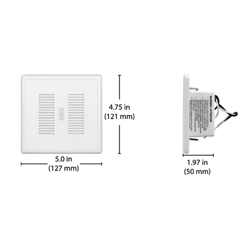 NICOR PRCP2A PrimeChime Plus 2 ADA Compliant Video Compatible Door Chime Kit with Lighted Buttons