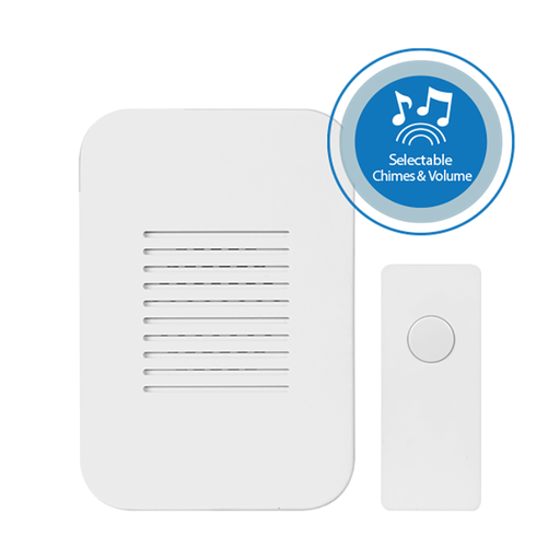 NICOR PRMC PrimeChime Plus 2 Mini Wireless Video Compatible Door Chime Kit