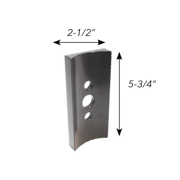 Adapter for round pole to use with extension arm