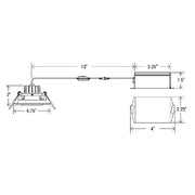 4" Round Recessed Gimbal Downlight