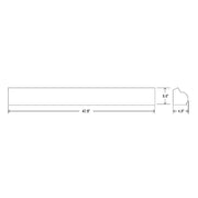 4' LED Stairwell Luminaire with CCT and Wattage Selector
