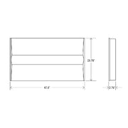 2' x 4' Center Basket Troffer with CCT and Wattage Selector
