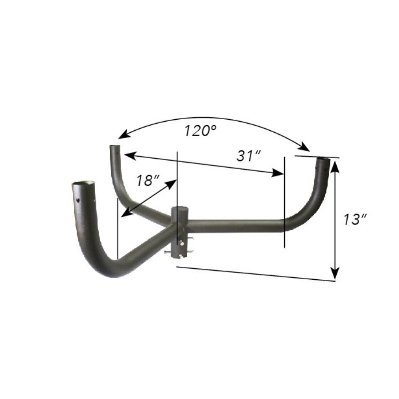 Triple Bullhorns at 120º