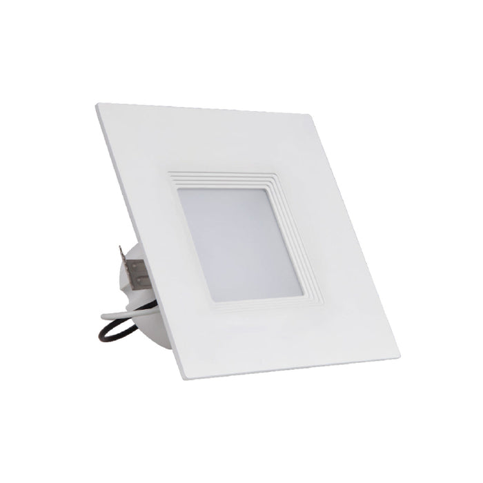 SDL4-BF 4" LED Square Recessed Downlight with Baffle Trim, 2700K