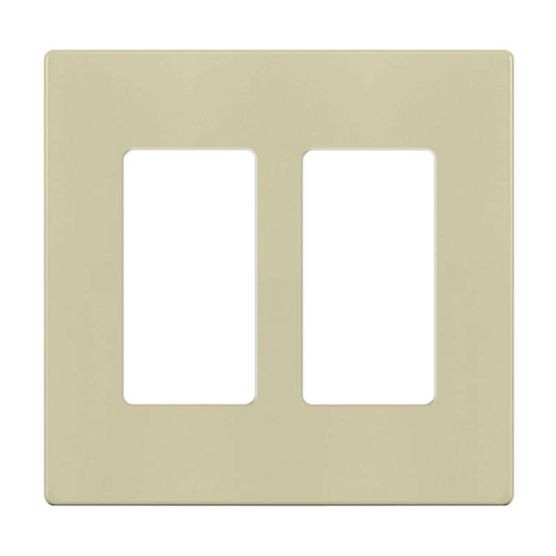 Enerlites SI8832 2-Gang Screwless Safety Cover Wall Plates