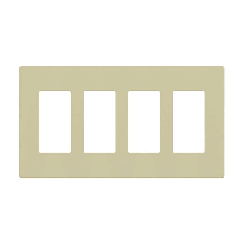 Enerlites SI8834 4-Gang Safety Cover Screwless Wall Plates
