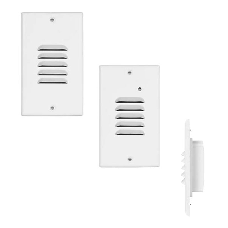 STP2 1-lt 5" LED Louvered Step Light with Photocell