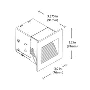STQ 1-lt 2" LED Square Step Light