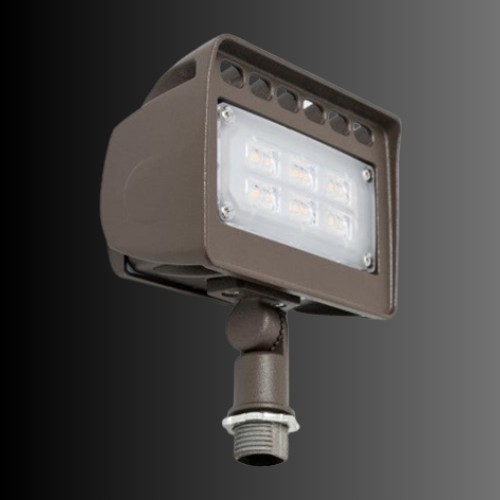 LF4 12W Architectural Series LED Flood Light with Adjustable Knuckle