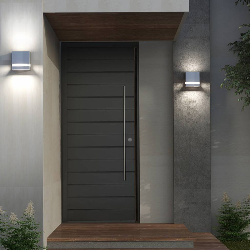 OUT-VS-SS Valor Square 1-lt 5" LED Outdoor Wall Light