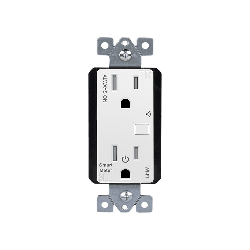 WF15RM-W Wi-Fi Smart Tamper-Resistant Decorator Duplex Receptacle