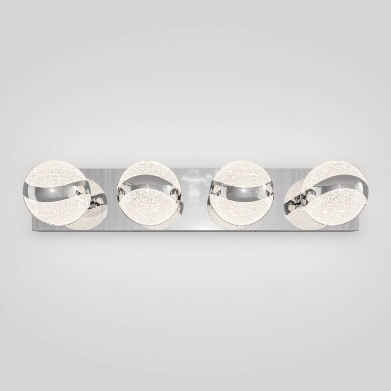 VAN-W-CCR Wavely 4-lt 27" LED Vanity