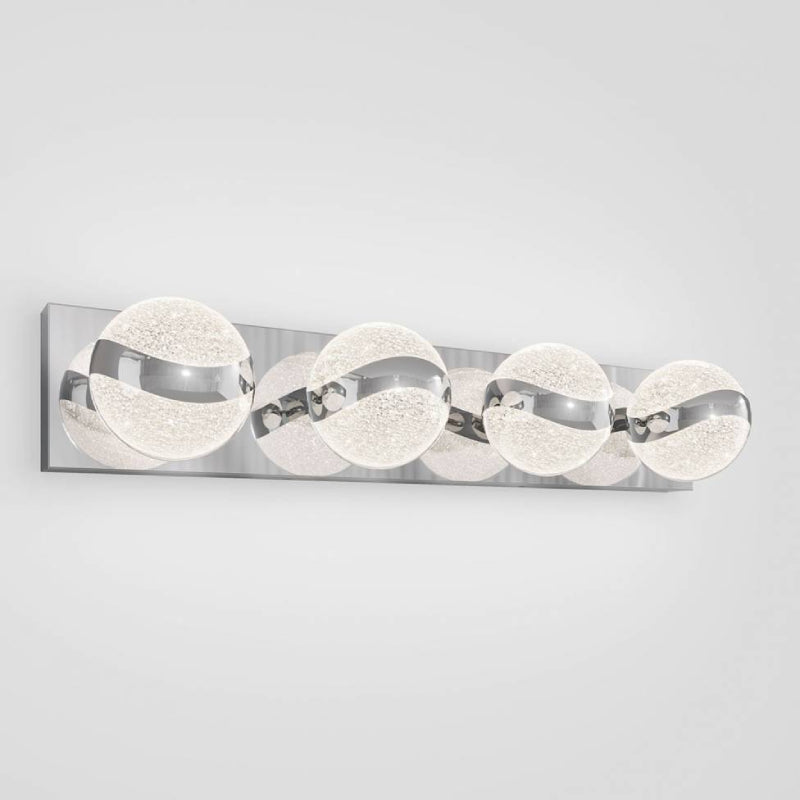 VAN-W-CCR Wavely 4-lt 27" LED Vanity