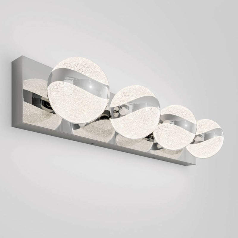 VAN-W-CCR Wavely 4-lt 27" LED Vanity