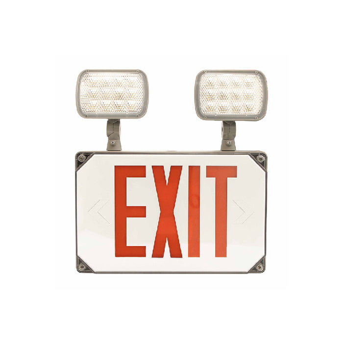 XT-CLWP Wet Location Combo LED Exit & Emergency Sign