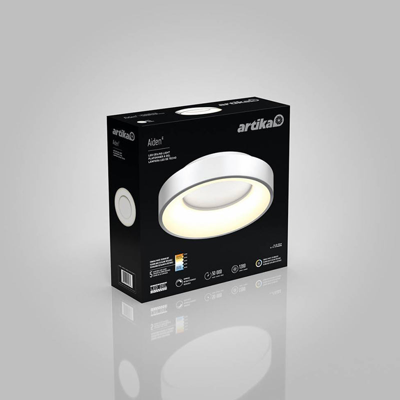 FM-AIC Alden 1-lt 13" LED Flush Mount, CCT