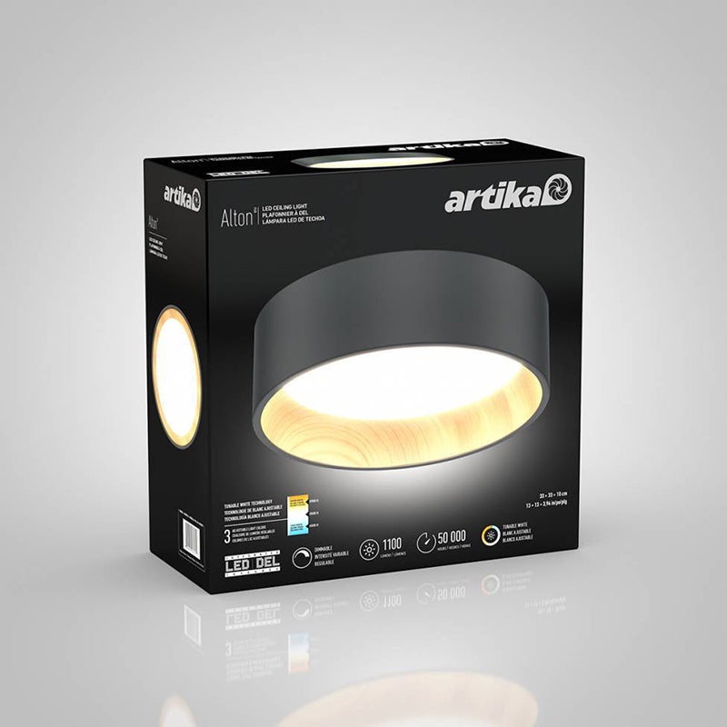 FM-ALC Alton 1-lt 13" LED Flush Mount, CCT