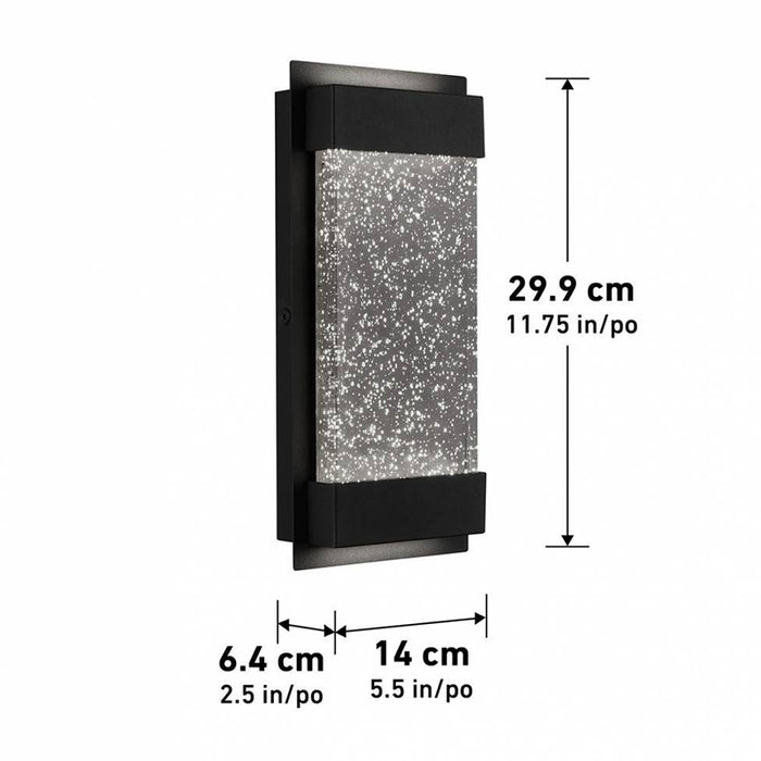 GB390L-HDBL Essence Glow Box 12" Tall LED Outdoor Wall Light