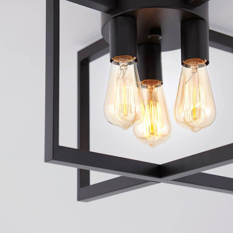 FM-YALV Yale 3-lt 15" LED Flush Mount